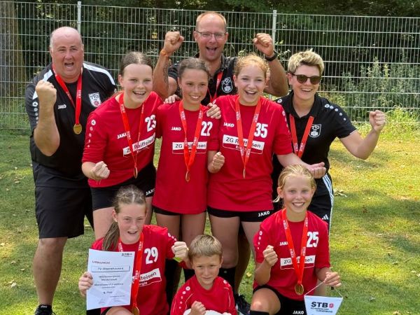 Faustball: U12w des TV Obernhausen sind Württembergischer Meister
